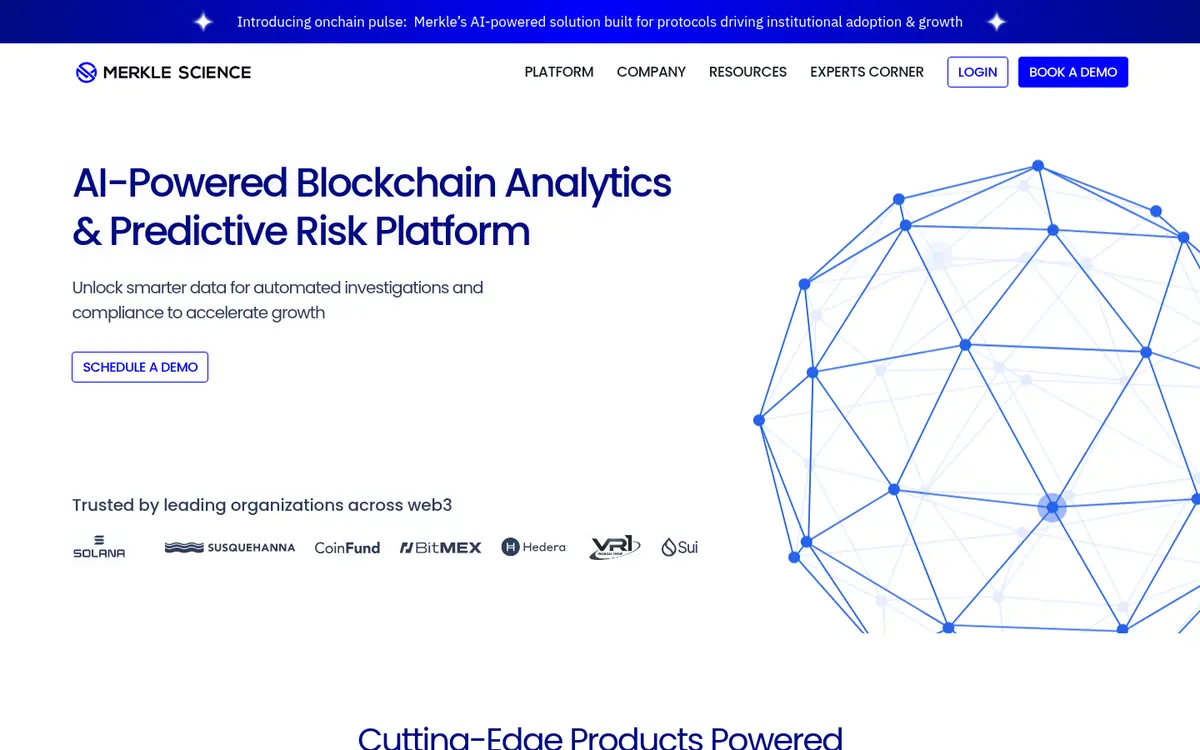 Merkle Science — interface